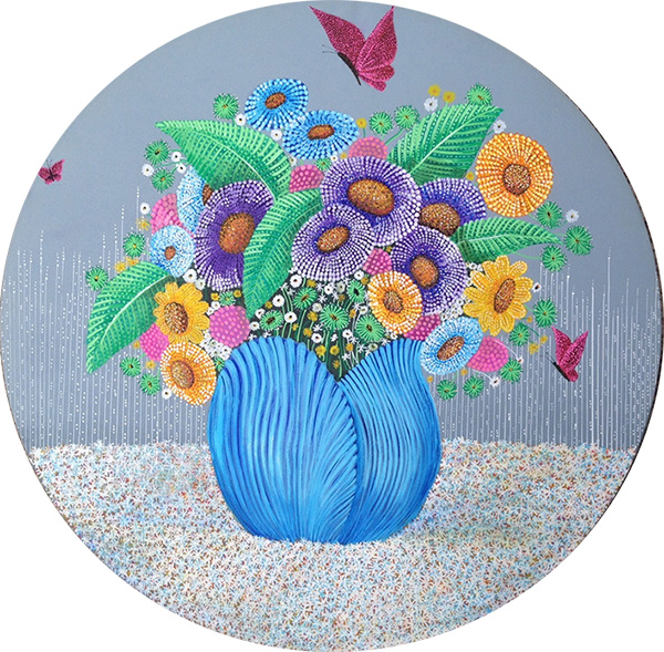 Vaso de Flores - 70 cm  - Tc Mista 